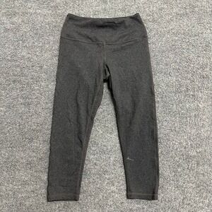 Prana Leggings Womens Size S Gray Heathered Cropped High Rise Athletic Yoga Pant